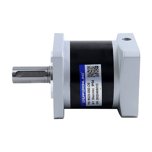 MG Series Planetary Gearbox Gear Ratio 50:1 Backlash 45arc-min for 8mm Shaft Nema 23 Stepper Motor - MG23-G50-D8 | StepperOnline UK