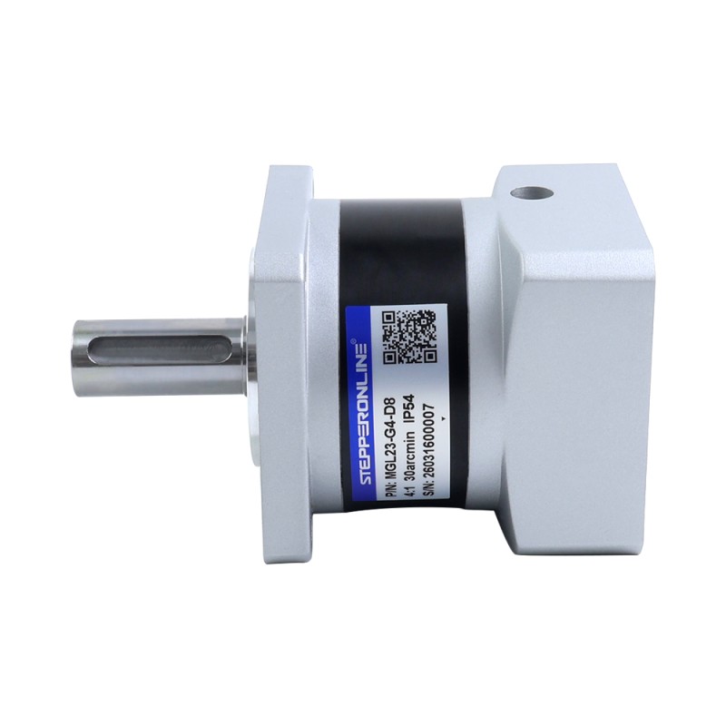 MGL Series Planetary Gearbox Gear Ratio 4:1 Backlash 30arc-min for 8mm Shaft Standard Nema 23 Stepper Motor - MGL23-G4-D8 | StepperOnline UK