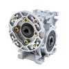 MRVR030 Worm Drive Gearbox 80:1 Ratio Φ9mm Input Shaft with 56B14 Motor Input Flange - MRVR030BB3-G80-D9 | StepperOnline UK