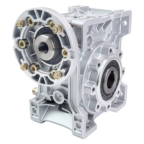 MRVR063 Worm Drive Gearbox 20:1 Ratio Φ14mm Input Shaft with 71B14 Motor Input Flange - MRVR063FB3-G20-D14 | StepperOnline UK