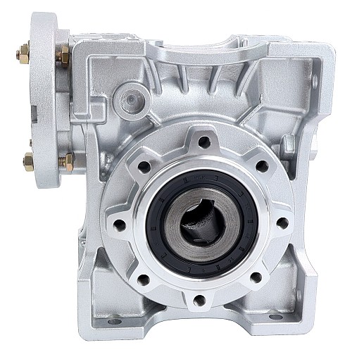 MRVR063 Worm Drive Gearbox 20:1 Ratio Φ14mm Input Shaft with 71B14 Motor Input Flange - MRVR063FB3-G20-D14 | StepperOnline UK