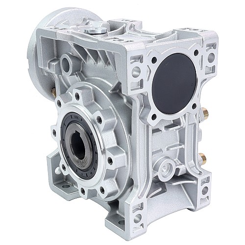 MRVR063 Worm Drive Gearbox 20:1 Ratio Φ14mm Input Shaft with 71B14 Motor Input Flange - MRVR063FB3-G20-D14 | StepperOnline UK