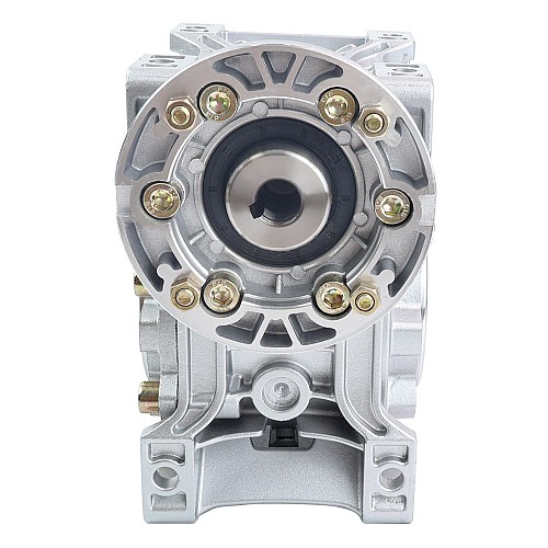 MRVR063 Worm Drive Gearbox 20:1 Ratio Φ14mm Input Shaft with 71B14 Motor Input Flange - MRVR063FB3-G20-D14 | StepperOnline UK