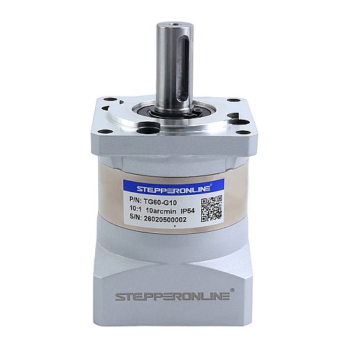 TG Series 60mm 10:1 Planetary Gearbox Backlash 10arc-min for Servo Motors - TG60-G10 | StepperOnline UK