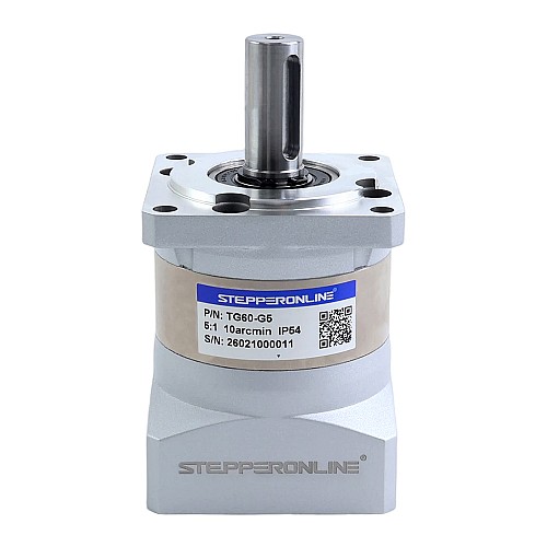 TG Series 60mm 5:1 Planetary Gearbox Backlash 10arc-min for Servo Motors - TG60-G5 | StepperOnline UK