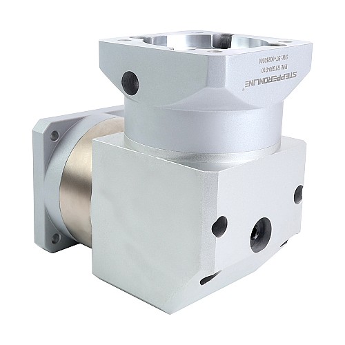 RTG Series 90mm 10:1 Right Angle Planetary Gearbox Backlash 10arc-min for Servo Motors - RTG90-G10 | StepperOnline UK