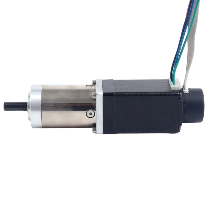 Nema 11 Closed-loop Geared Stepper L=51mm Gear Raio 100:1 Encoder 300PPR - 11HS20-0674D-PG100-E22-300 | StepperOnline UK