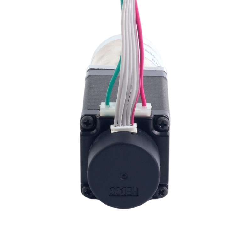 Nema 11 Closed-loop Geared Stepper L=51mm Gear Raio 100:1 Encoder 300PPR - 11HS20-0674D-PG100-E22-300 | StepperOnline UK