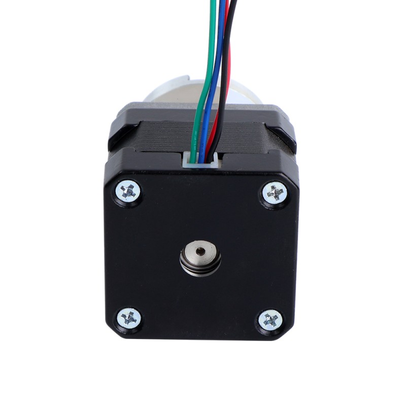 Nema 17 Stepper Motor Bipolar L=34mm w/ Gear Ratio 5:1 Planetary Gearbox with 300mm Cable & Connector - 17HS13-0404S-PG5-C4 | StepperOnline UK