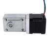 Nema 17 Stepper Motor L=39mm 1.68A Gear Ratio 40:1 Square Worm Geabox - 17HS15-1684S-WG40 | StepperOnline UK