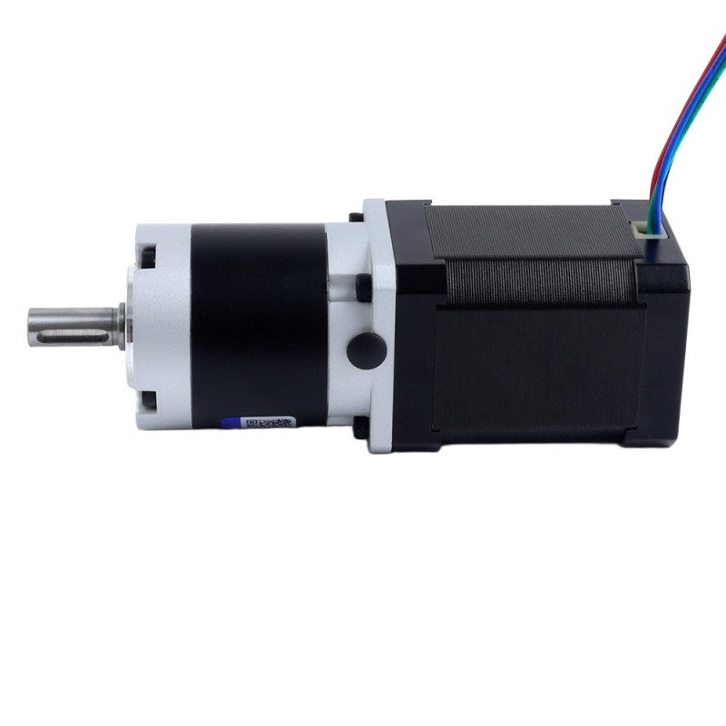 Nema 17 Stepper Motor Bipolar L=60mm w/ Gear Ratio 100:1 MG Series Planetary Gearbox - 17HS24-2104S-MG100 | StepperOnline UK
