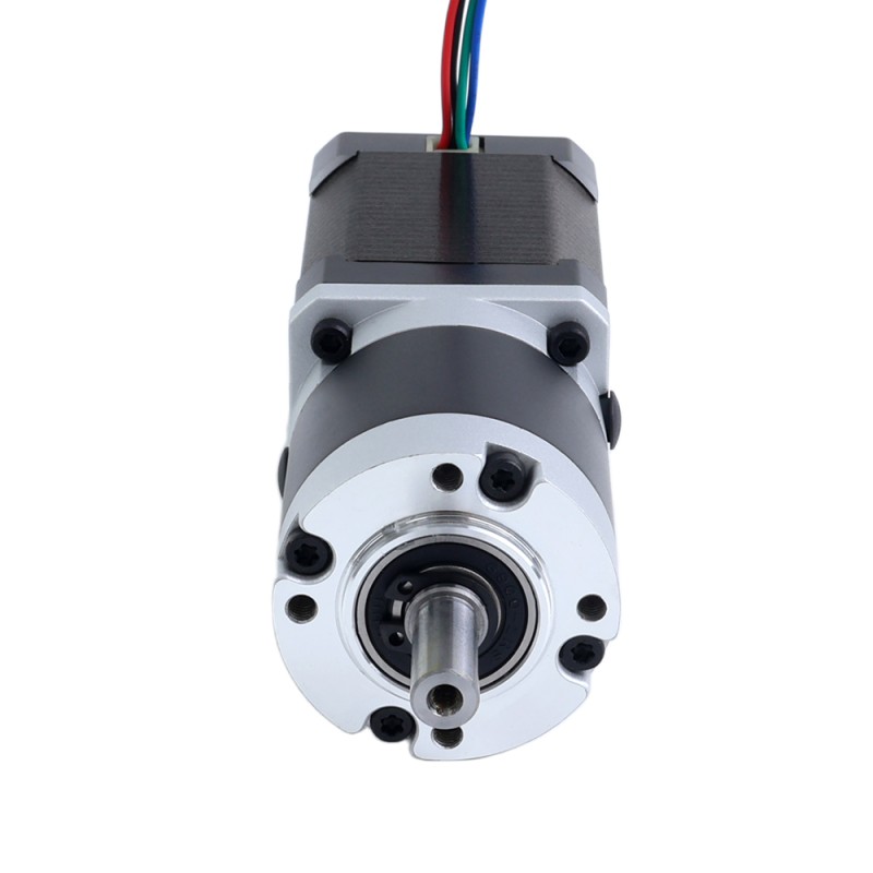 Nema 17 Stepper Motor Bipolar L=60mm w/ Gear Ratio 100:1 MG Series Planetary Gearbox - 17HS24-2104S-MG100 | StepperOnline UK