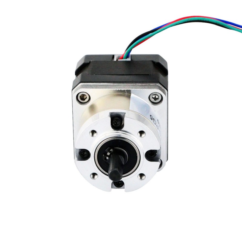 Nema 17 Stepper Motor Bipolar L=34mm w/ Gear Ratio 5:1 Planetary Gearbox - 17HS13-0404S-PG5 | StepperOnline UK