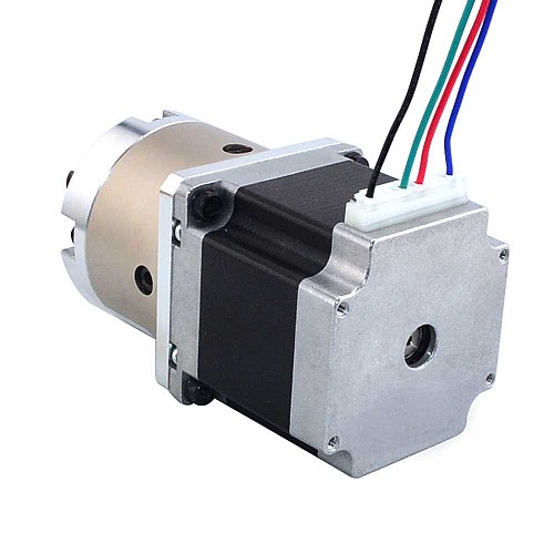 Nema 23 Stepper Motor Bipolar L=56mm w/ Gear Ratio 4:1 Planetary Gearbox & Pin Connector - 23HS22-2804SX-PG4 | StepperOnline UK