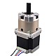 Nema 23 Stepper Motor Bipolar L=56mm w/ Gear Ratio 4:1 Planetary Gearbox & Pin Connector - 23HS22-2804SX-PG4 | StepperOnline UK