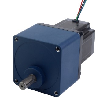 Nema 34 Stepper Bipolar L=97mm w/ Rear Shaft & Gear Ratio 9:1 Spur Gearbox
