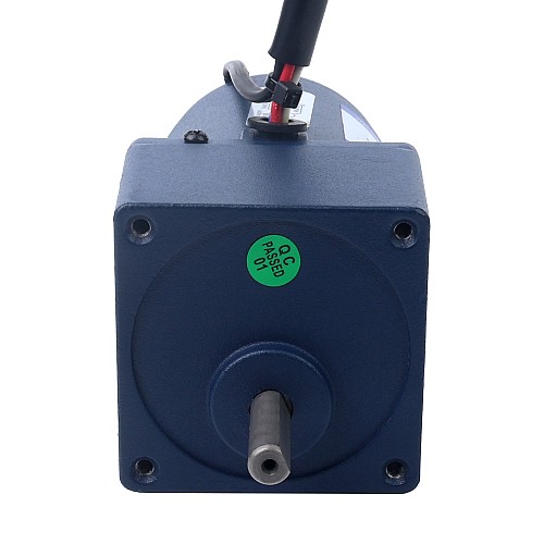 6W 220VAC 50Hz 0.45-6.75RPM 3.00Nm(424.83oz.in) Flange 60mm Spur Gearbox Single-phase AC Variable Speed Motor - 2IK6RGN-C/2GN200K | StepperOnline UK
