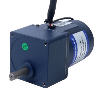 15W 110VAC 60Hz 30-516.67RPM 0.22Nm(31.15oz.in) Flange 70mm Spur Gearbox Single-phase AC Variable Speed Motor