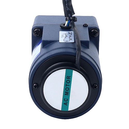 15W 110VAC 60Hz 0.45-7.75RPM 5.00Nm(708.06oz.in) Flange 70mm Spur Gearbox Single-phase AC Variable Speed Motor - 3IK15RGN-A/3GN200K | StepperOnline UK