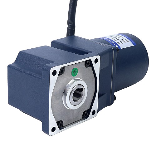 25W 110VAC 60Hz 0.5-8.61RPM 16.00Nm(2265.76oz.in) Flange 80mm Right Angle Gearbox Single-phase AC Variable Speed Motor - 4IK25RGN-A/4GN180RC | StepperOnline UK