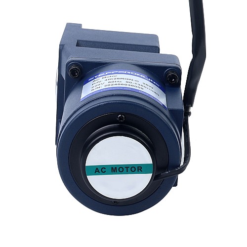 25W 110VAC 60Hz 0.5-8.61RPM 16.00Nm(2265.76oz.in) Flange 80mm Right Angle Gearbox Single-phase AC Variable Speed Motor - 4IK25RGN-A/4GN180RC | StepperOnline UK