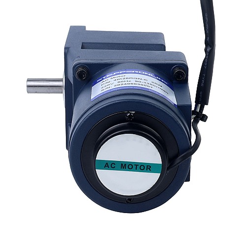 25W 220VAC 50Hz 0.5-7.5RPM 16.00Nm(2265.76oz.in) Flange 80mm Right Angle Gearbox Single-phase AC Variable Speed Motor - 4IK25RGN-C/4GN180RT | StepperOnline UK