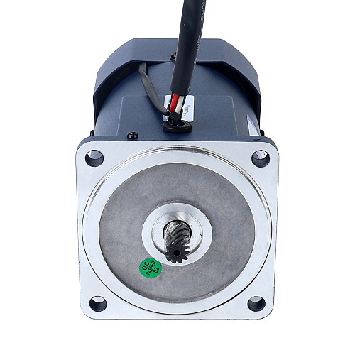 120W 110VAC 60Hz 0.9-15.5RPM 40.00Nm(5664.4oz.in) Flange 90mm Right Angle Gearbox Single-phase AC Variable Speed Motor - 5IK120RGU-AF/5GU100RC | StepperOnline UK