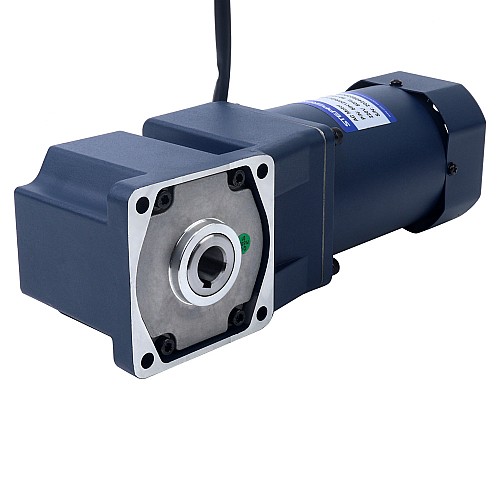 120W 220VAC 50Hz 0.5-7.5RPM 40.00Nm(5664.4oz.in) Flange 90mm Right Angle Gearbox Single-phase AC Variable Speed Motor - 5IK120RGU-CF/5GU180RC | StepperOnline UK