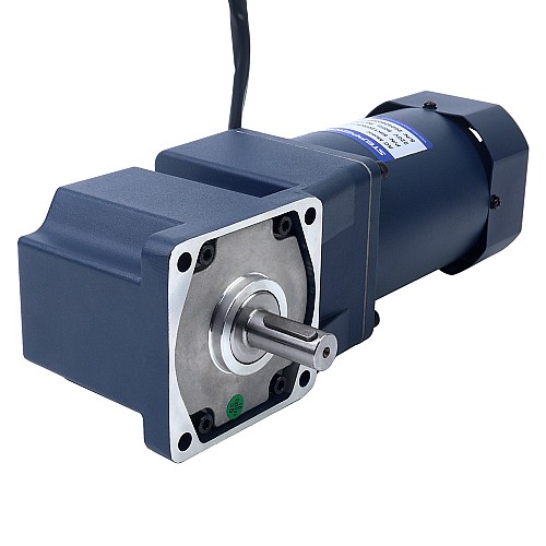 120W 110VAC 60Hz 0.5-8.61RPM 40.00Nm(5664.4oz.in) Flange 90mm Right Angle Gearbox Single-phase AC Variable Speed Motor - 5IK120RGU-AF/5GU180RT | StepperOnline UK