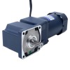 120W 110VAC 60Hz 0.9-15.5RPM 40.00Nm(5664.4oz.in) Flange 90mm Right Angle Gearbox Single-phase AC Variable Speed Motor - 5IK120RGU-AF/5GU100RT | StepperOnline UK