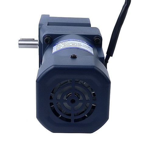 120W 110VAC 60Hz 0.5-8.61RPM 40.00Nm(5664.4oz.in) Flange 90mm Right Angle Gearbox Single-phase AC Variable Speed Motor - 5IK120RGU-AF/5GU180RT | StepperOnline UK