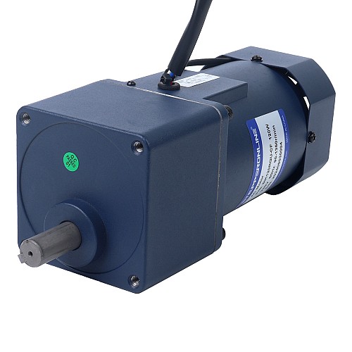 120W 220VAC 50Hz 3-45RPM 17.20Nm(2435.72oz.in) Flange 90mm Spur Gearbox Single-phase AC Variable Speed Motor - 5IK120RGU-CF/5GU30KB | StepperOnline UK