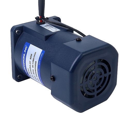 60W 220VAC 50Hz 90-1350RPM 0.45Nm(63.72oz.in) Flange 90mm Single-phase AC Variable Speed Motor - 5IK60RA-CF | StepperOnline UK