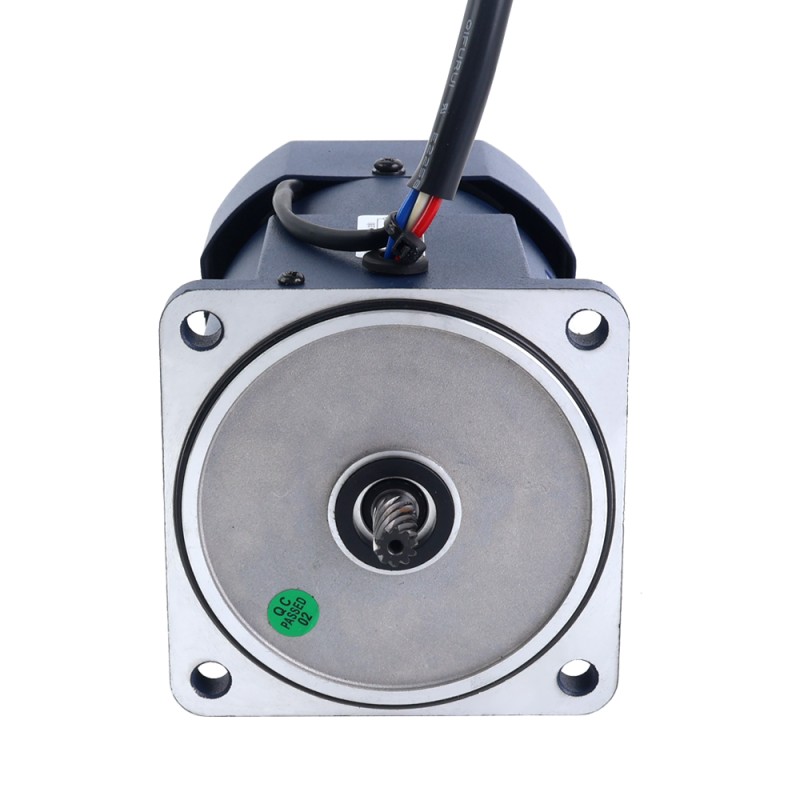 60W 220VAC 50Hz 6-90RPM 4.93Nm(698.15oz.in) Flange 90mm Spur Gearbox Single-phase AC Variable Speed Motor - 5IK60RGN-CF/5GN15K | StepperOnline UK