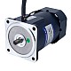 90W 110VAC 60Hz 0.5-8.61RPM 40.00Nm(5664.4oz.in) Flange 90mm Right Angle Gearbox Single-phase AC Variable Speed Motor - 5IK90RGU-AF/5GU180RC | StepperOnline UK