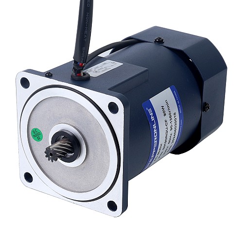 90W 220VAC 50Hz 0.5-7.5RPM 40.00Nm(5664.4oz.in) Flange 90mm Right Angle Gearbox Single-phase AC Variable Speed Motor - 5IK90RGU-CF/5GU180RT | StepperOnline UK