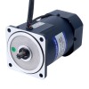 90W 220VAC 50Hz 6-90RPM 7.03Nm(995.53oz.in) Flange 90mm Spur Gearbox Single-phase AC Variable Speed Motor - 5IK90RGU-CF/5GU15KB | StepperOnline UK
