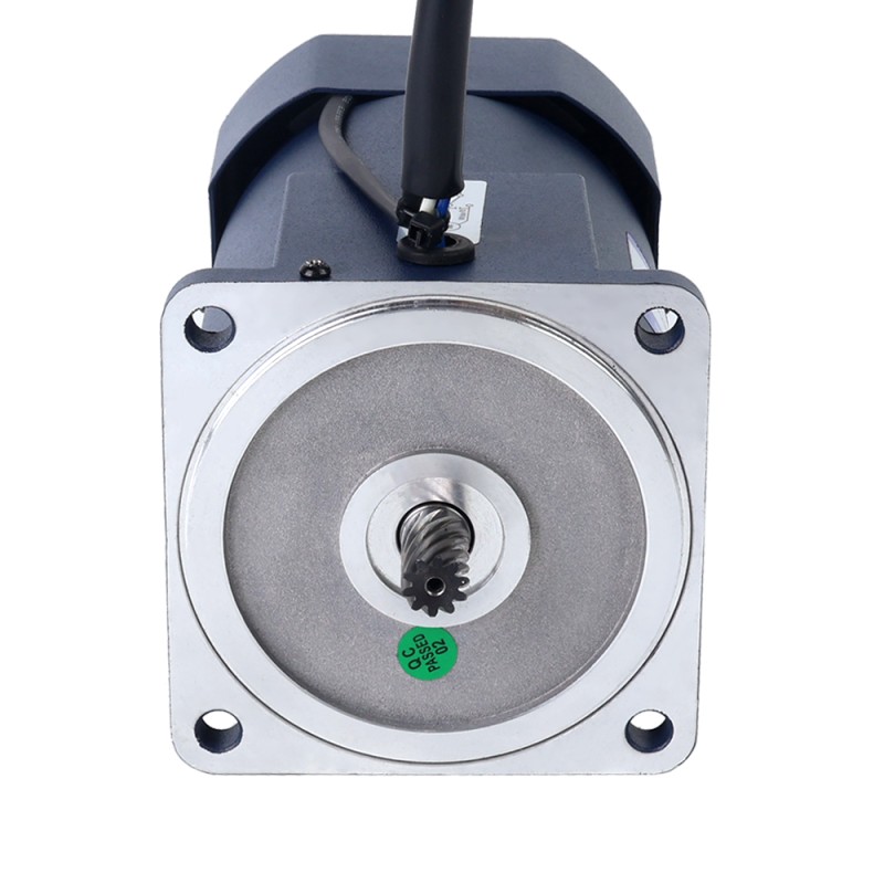 90W 220VAC 50Hz 6-90RPM 7.03Nm(995.53oz.in) Flange 90mm Spur Gearbox Single-phase AC Variable Speed Motor - 5IK90RGU-CF/5GU15KB | StepperOnline UK