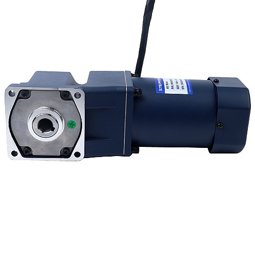 90W 110VAC 60Hz 0.5-8.61RPM 40.00Nm(5664.4oz.in) Flange 90mm Right Angle Gearbox Single-phase AC Variable Speed Motor - 5IK90RGU-AF/5GU180RC | StepperOnline UK