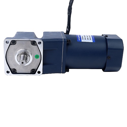 90W 110VAC 60Hz 0.9-15.5RPM 40.00Nm(5664.4oz.in) Flange 90mm Right Angle Gearbox Single-phase AC Variable Speed Motor - 5IK90RGU-AF/5GU100RT | StepperOnline UK