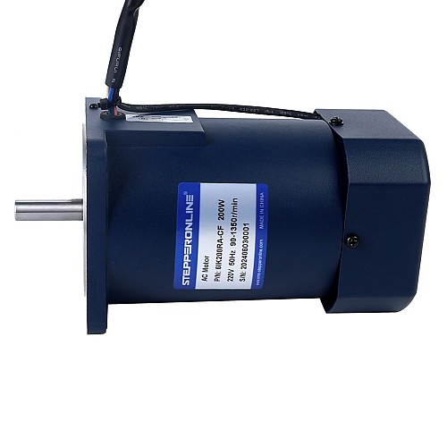 200W 220VAC 50Hz 90-1350RPM 1.45Nm(205.33oz.in) Flange 104mm Single-phase AC Variable Speed Motor - 6IK200RA-CF | StepperOnline UK