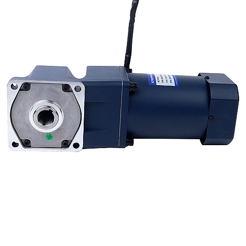 200W 110VAC 60Hz 1.8-31RPM 47.00Nm(6655.67oz.in) Flange 104mm Right Angle Gearbox Single-phase AC Variable Speed Motor - 6IK200RGU-AF/6GU50RC | StepperOnline UK