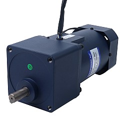 200W 110VAC 60Hz 3-51.67RPM 20.86Nm(2954.02oz.in) Flange 104mm Spur Gearbox Single-phase AC Variable Speed Motor