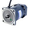 200W 220VAC 50Hz 0.9-13.5RPM 60.00Nm(8496.6oz.in) Flange 104mm Right Angle Gearbox Single-phase AC Variable Speed Motor - 6IK200RGU-CF/6GU100RC | StepperOnline UK