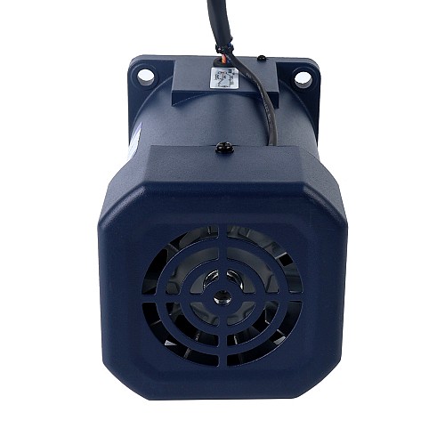 200W 220VAC 50Hz 0.5-7.5RPM 60.00Nm(8496.6oz.in) Flange 104mm Right Angle Gearbox Single-phase AC Variable Speed Motor - 6IK200RGU-CF/6GU180RT | StepperOnline UK