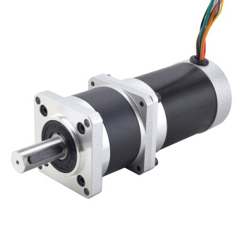 24V 220W 350RPM Geared Brushless DC Motor 5.10Nm(722.22oz.in) 10:1 High Precision Gearbox