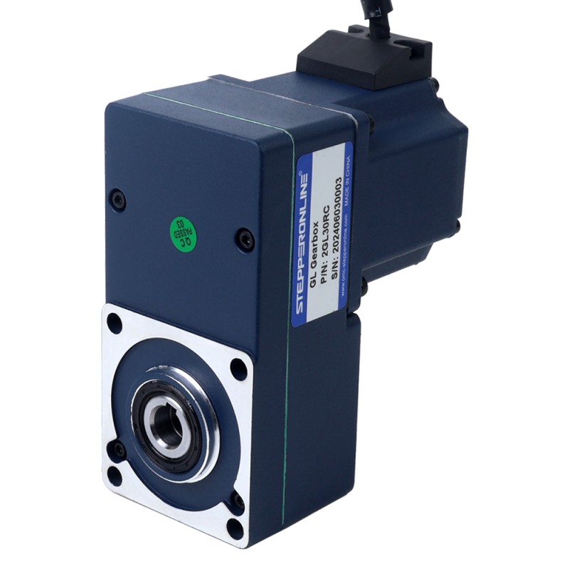 24V 40W 100RPM 2.80Nm(396.51oz.in) 30:1 Geared Brushless DC Motor w/ Parallel Hollow Shaft Gearbox - F2B40-24GL-30S/2GL30RC | StepperOnline UK