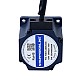 48V 15W 300RPM Geared Brushless DC Motor 0.39Nm(55.23oz.in) 10:1 Spur Gearbox - F2B15-48GN-30S/2GN10K | StepperOnline UK
