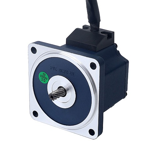 24V 40W 1000RPM Geared Brushless DC Motor 0.31Nm(43.90oz.in) 3:1 Spur Gearbox - F3B40-24GN-30S/3GN3K | StepperOnline UK