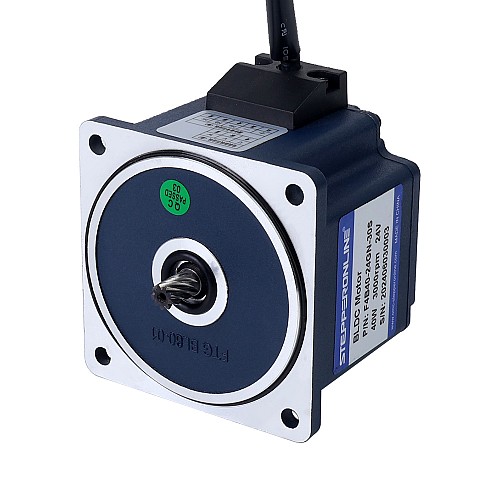 24V 40W 100RPM Geared Brushless DC Motor 2.79Nm(395.10oz.in) 30:1 Spur Gearbox - F4B40-24GN-30S/4GN30K | StepperOnline UK